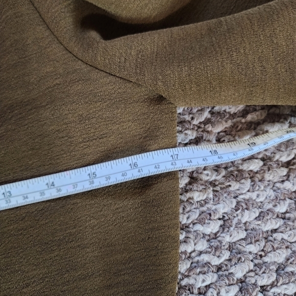 𝅺Madewell Texture & Thread Crepe Balloon-Sleeve Dress Womens Size S - Picture 7 of 11